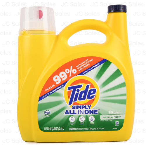 TIDE LIQUID SIMPLY CLEAN DAYBREAK FRESH 117 OZ